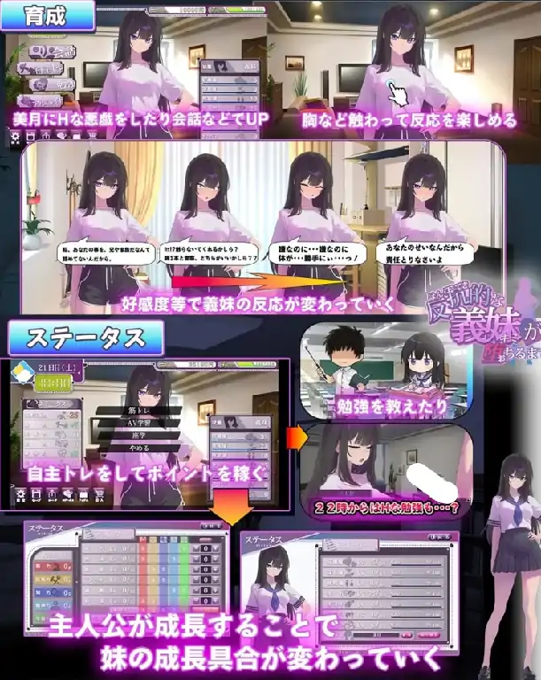 图片[2]-PC电脑【日系SLG/养成/CV】直到反抗的义妹堕落为止 v1.0-小强游戏